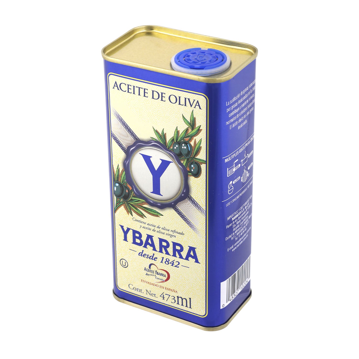 Aceite de Oliva - YBarra Lata - 473 ml