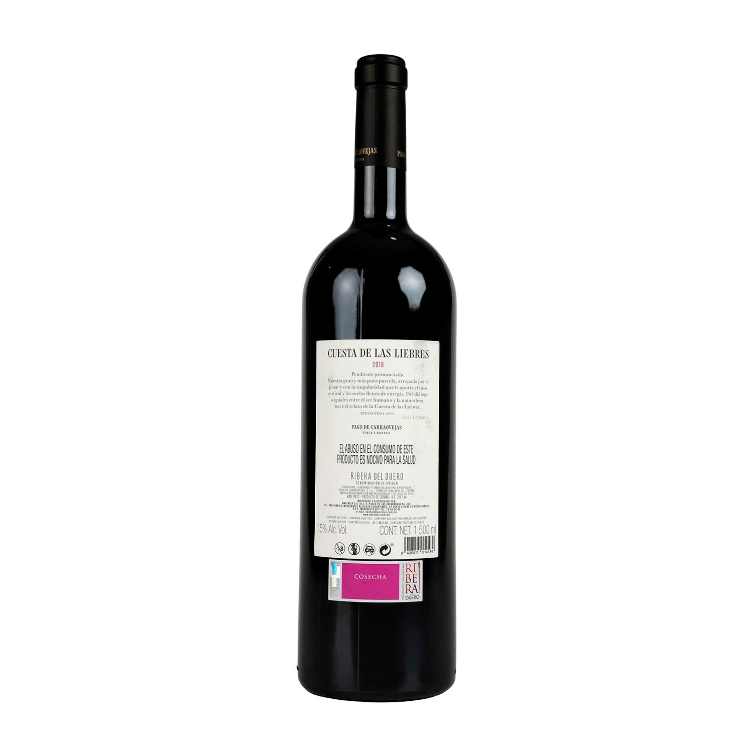 Vino Tinto Cuesta de las Liebres 18 de 1500 ml