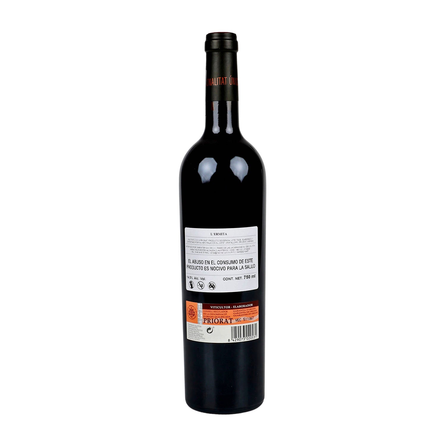Vino Tinto L Ermita 18 de 750 ml