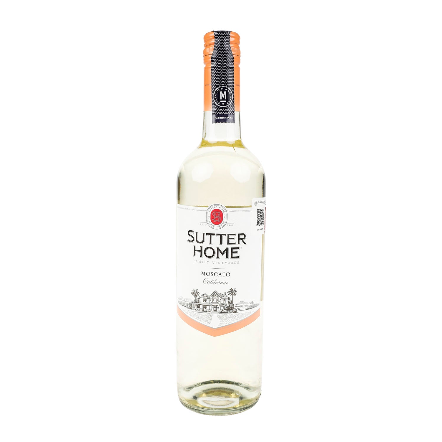 Vino Blanco Sutter Home Moscato de 750 ml