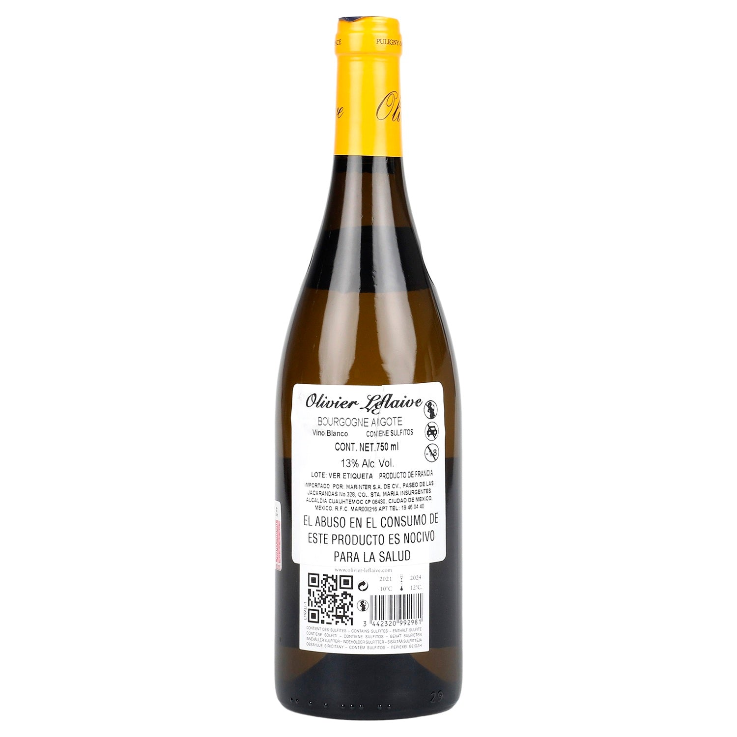 Vino Blanco - Olivier Leflaive Bourgogne Aligote - 750 ml