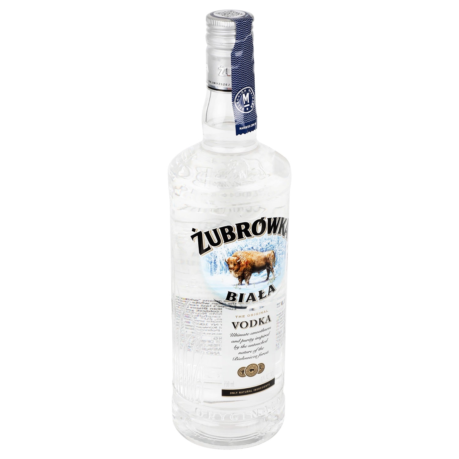 Vodka Zubrowka Biala de 750 ml - Polonia