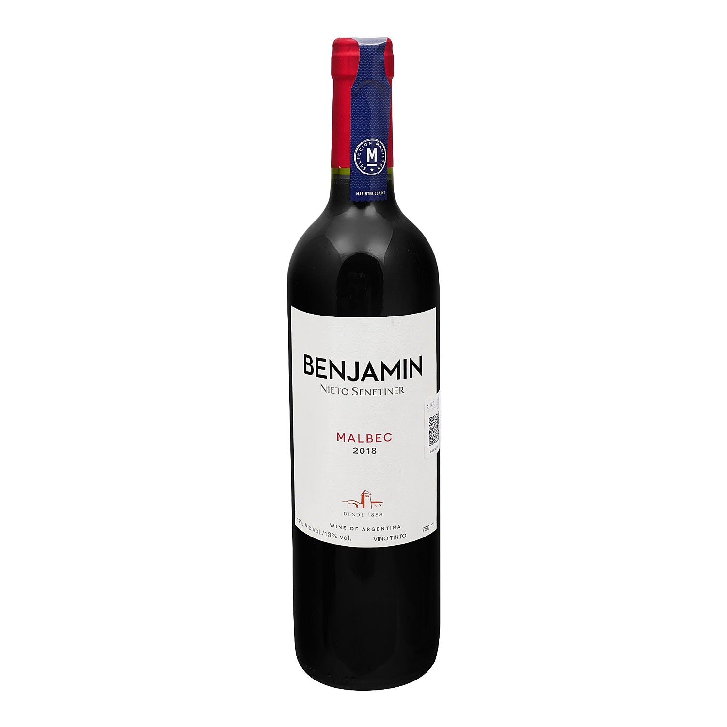 Vino tinto - Benjamin Nieto Senetiner Malbec - 750 ml