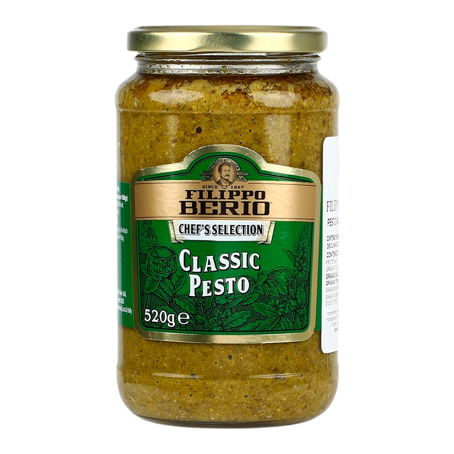 Salsa Pesto - Filippo Berio Clásico - 520 g