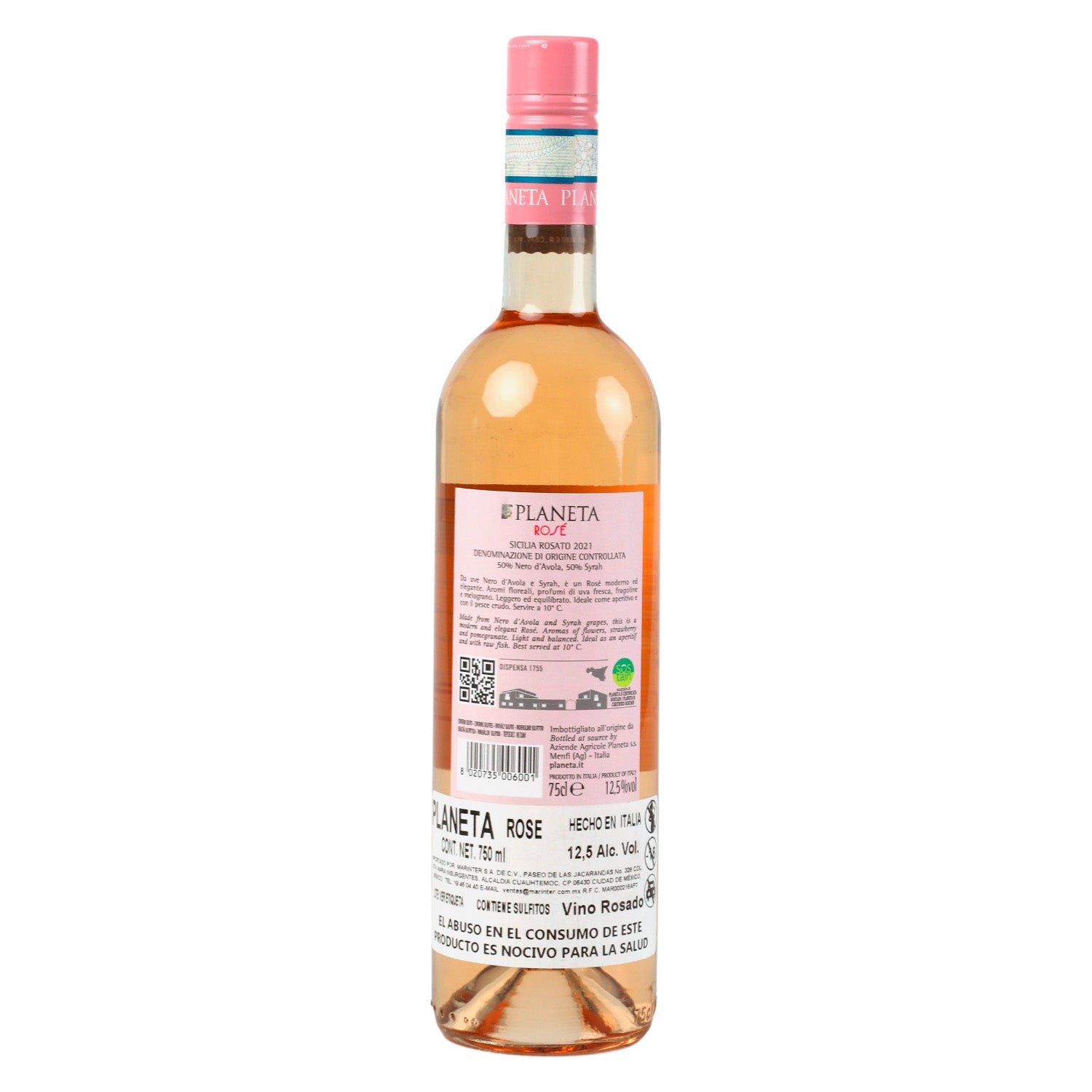 Vino Rosado Planeta Rose 2021 de 750 ml