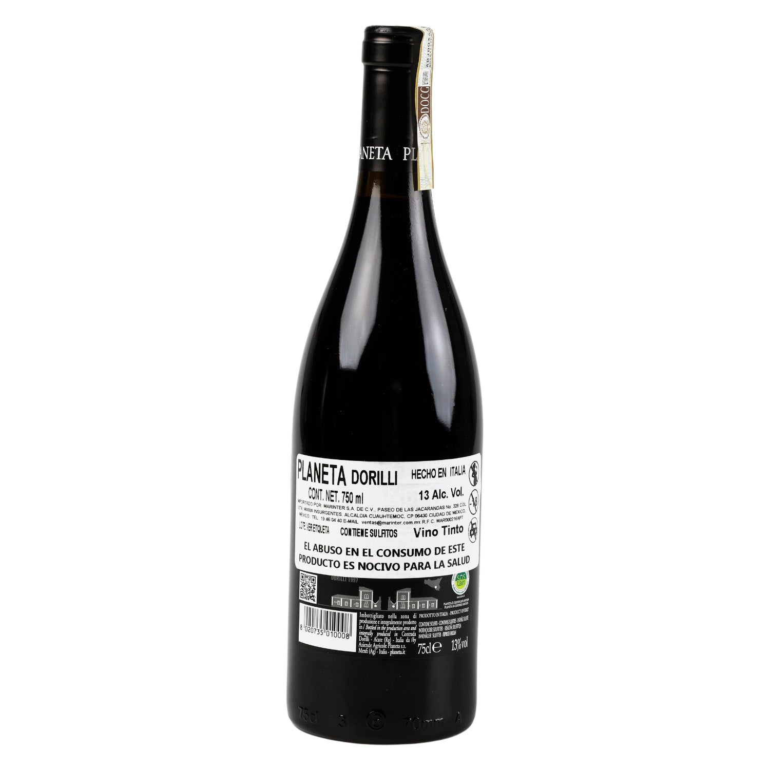 Vino Tinto Planeta Dorilli 2018 de 740 ml