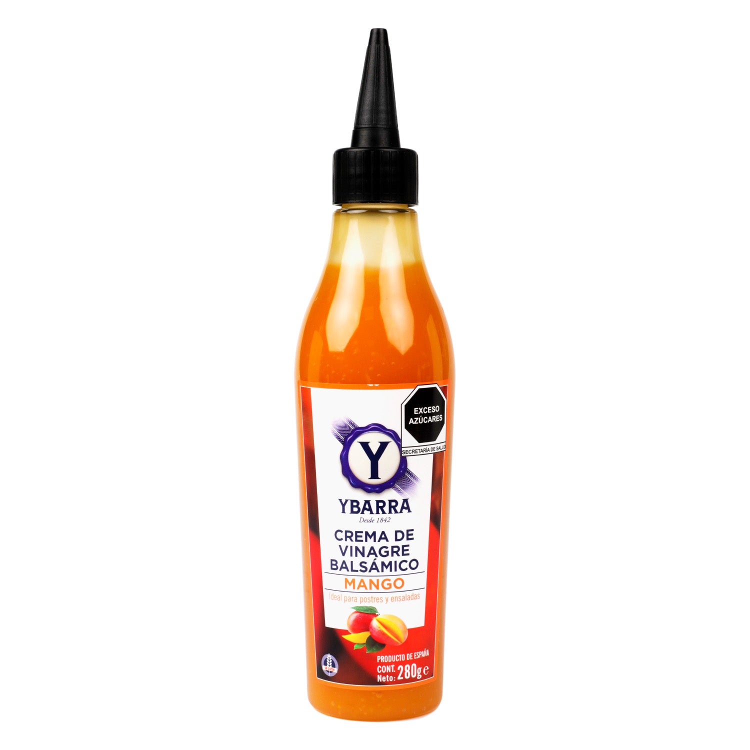 Crema de vinagre balsámico Ybarra mango de 280 g