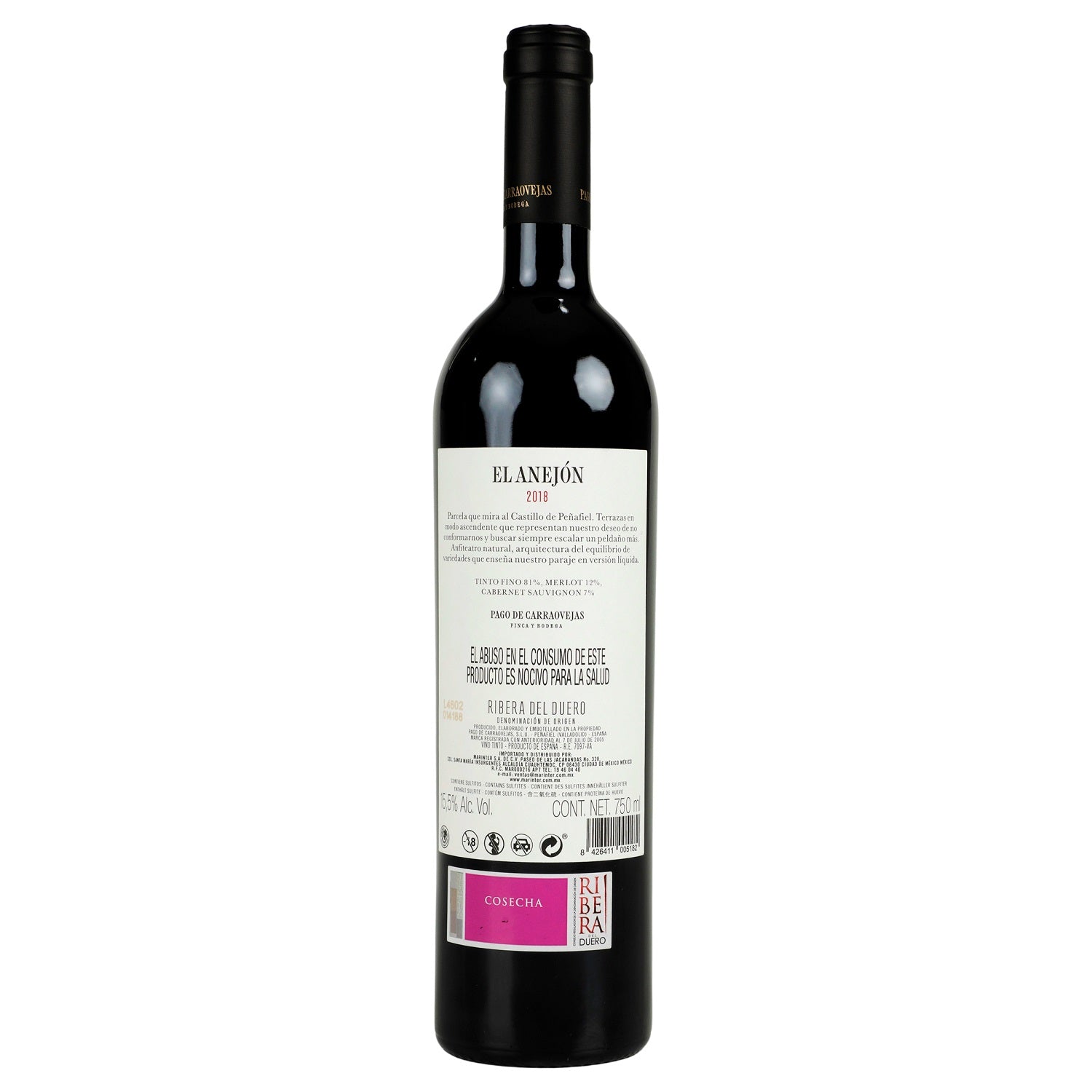 Vino Tinto El Anejón 18 de 750 ml