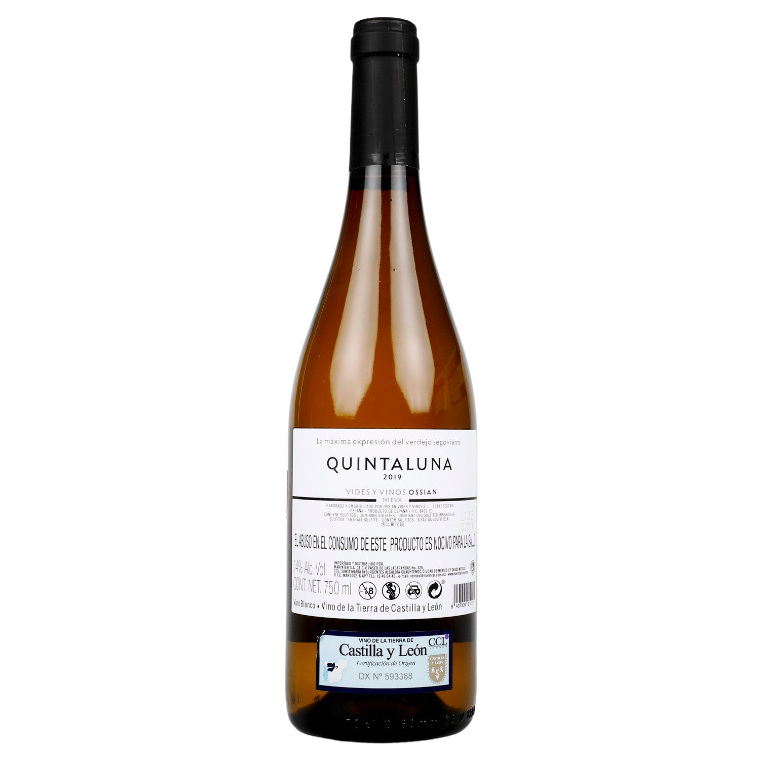 Vino Blanco Quintaluna 19 de 750 ml