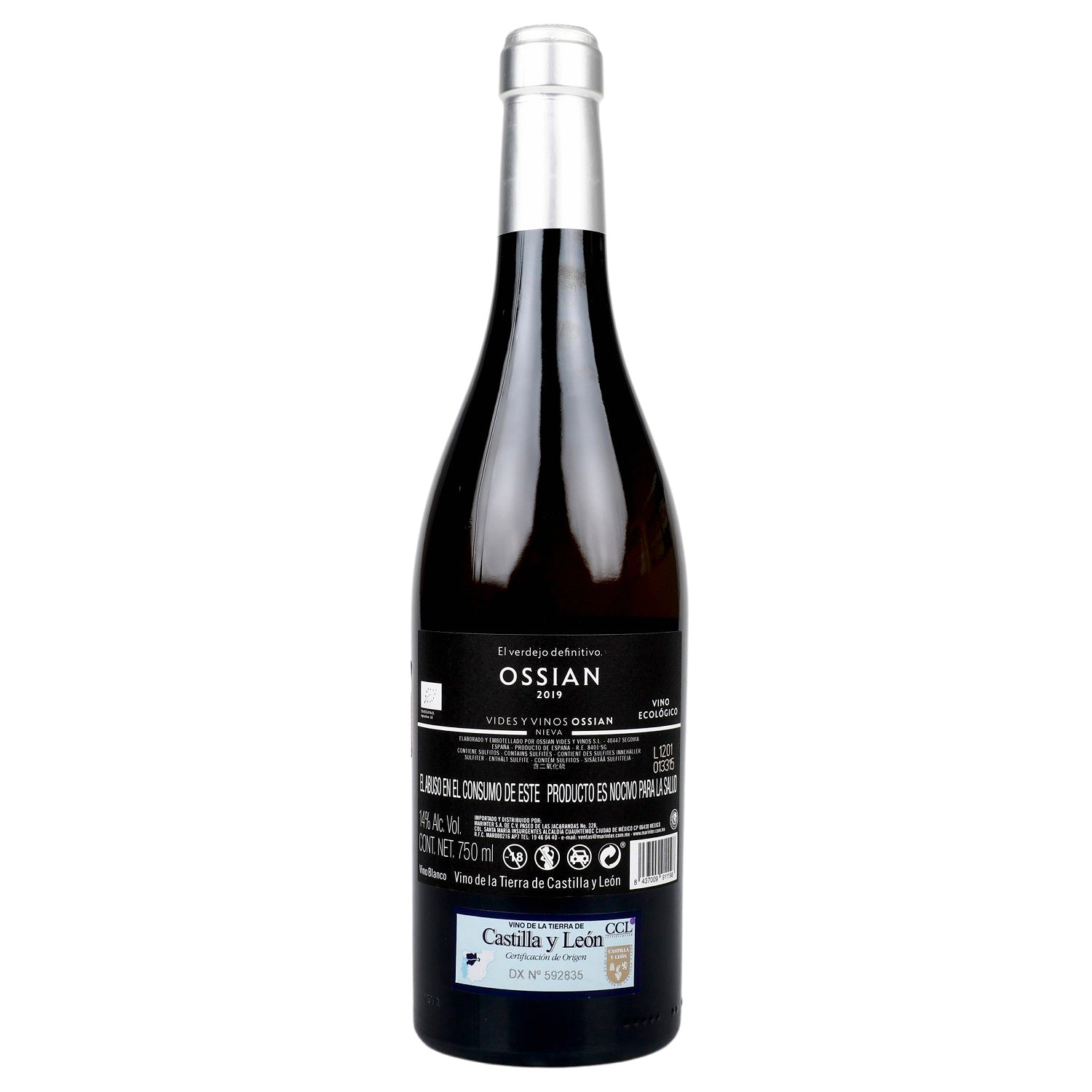 Vino Blanco Ossian 19 de 750 ml