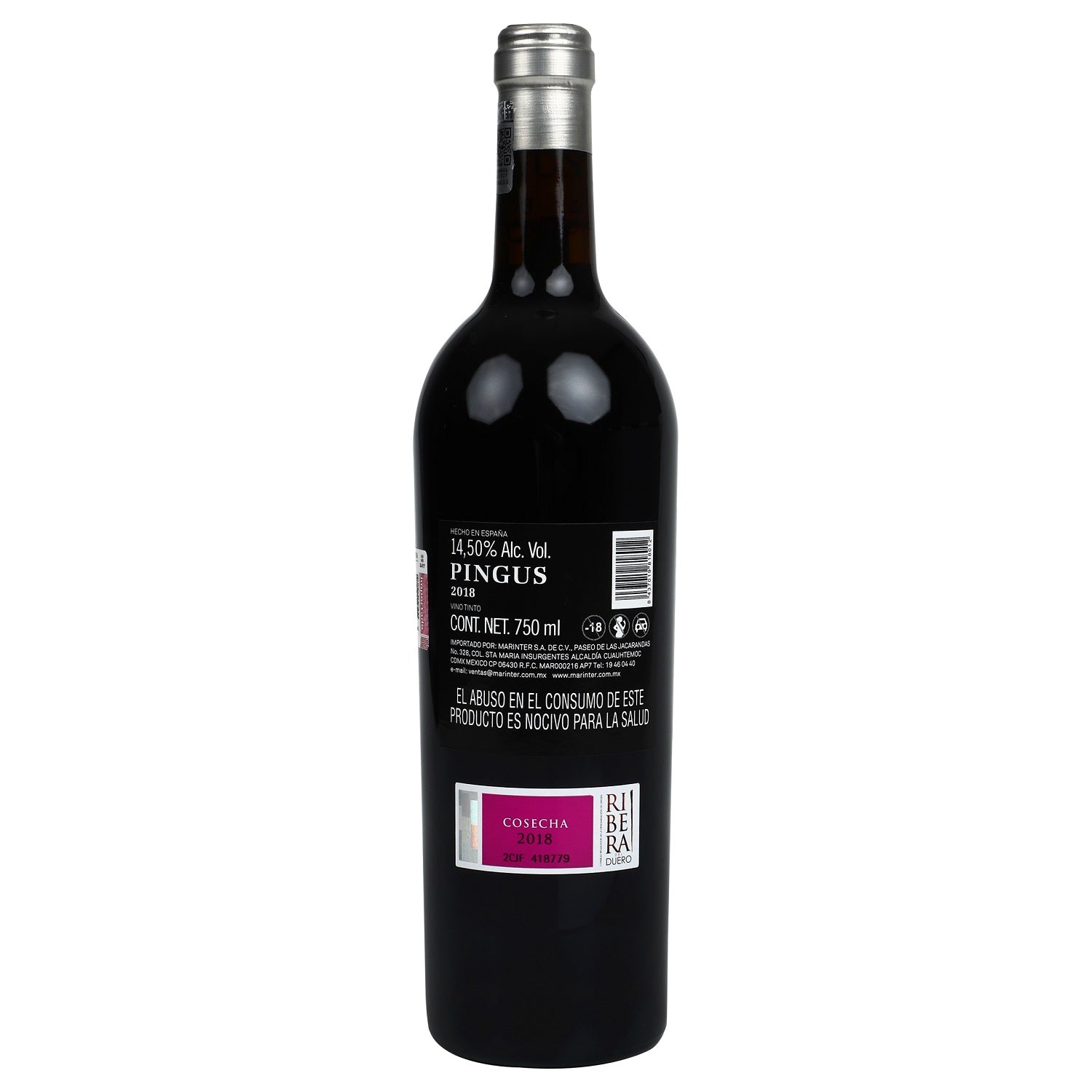 Vino Tinto Pingus 18 de 0750m