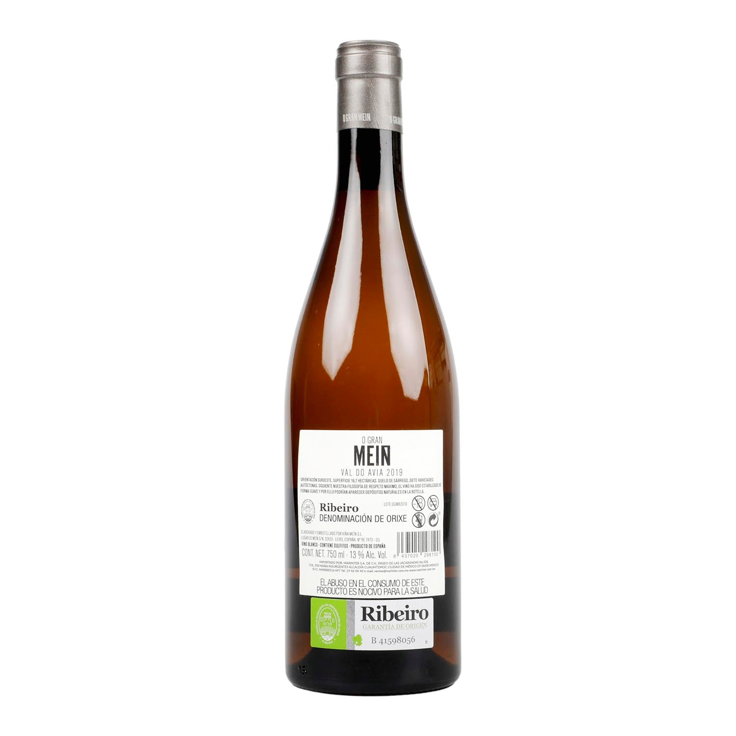 Vino Blanco O Gran Mein de 750 ml