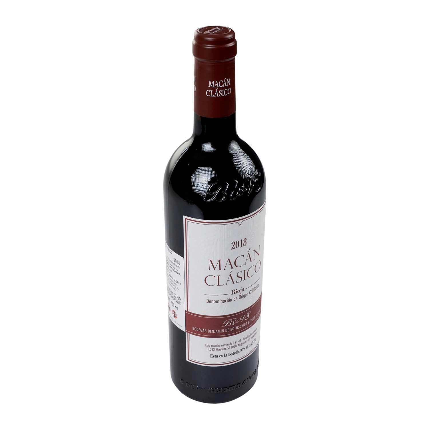 Vino Tinto Macan Clásico 18 de 750 ml