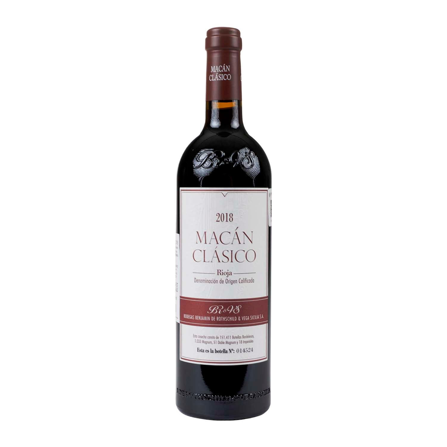 Vino Tinto Macan Clásico 18 de 750 ml