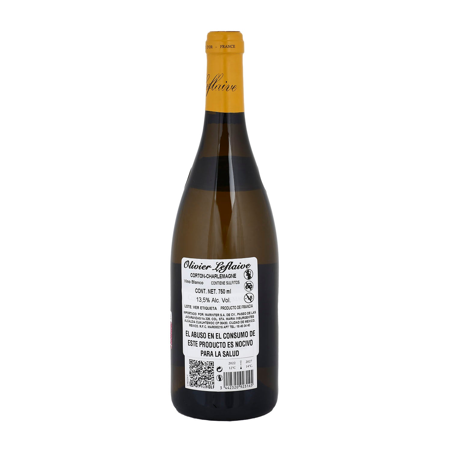 Vino Blanco Olivier Leflaive Corton-Charlemagne GrdCr 16 750 ml