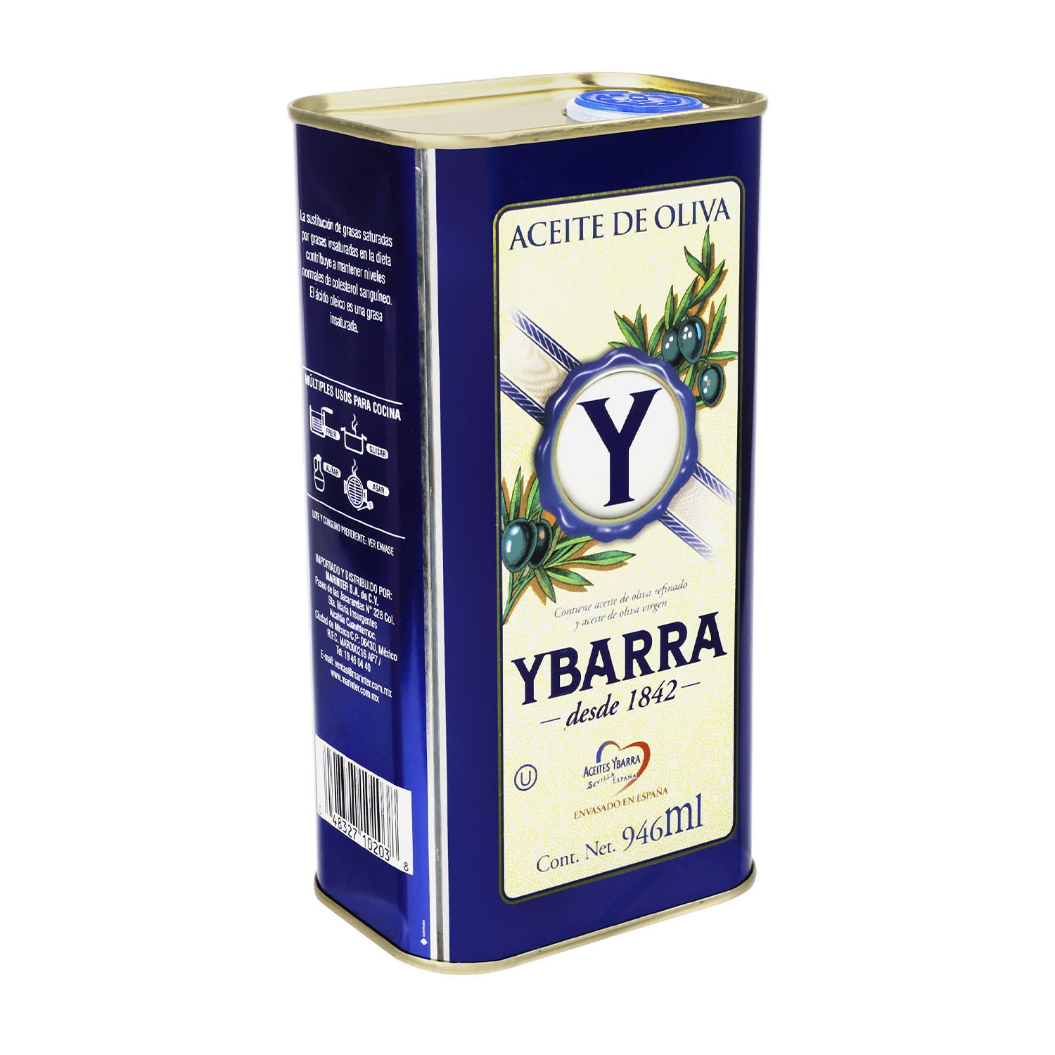 Aceite de Oliva - YBarra Lata - 946 ml
