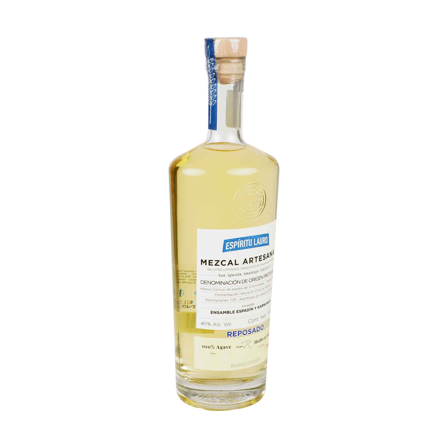 Mezcal - Espiritu Lauro Reposado - 750 ml