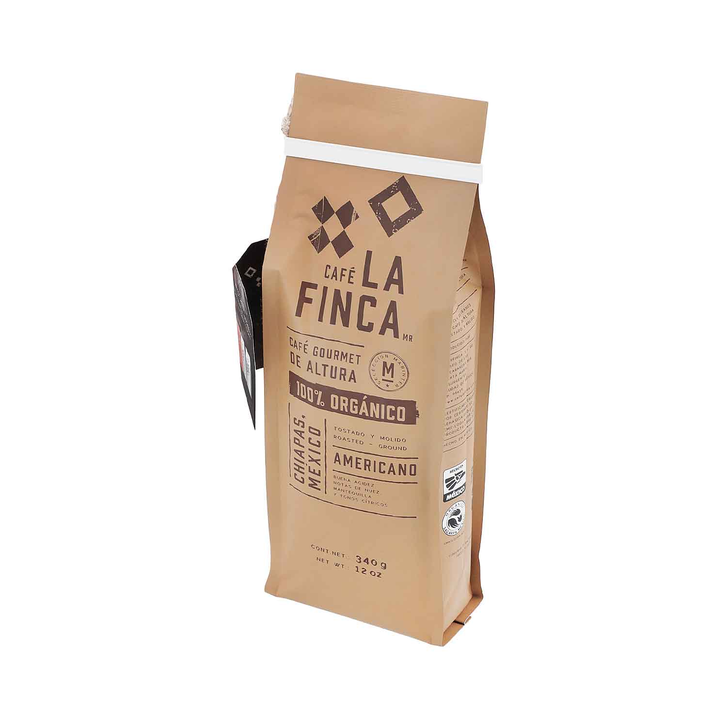 Café - La Finca Americano Orgánico Tostado Molido - 340 g