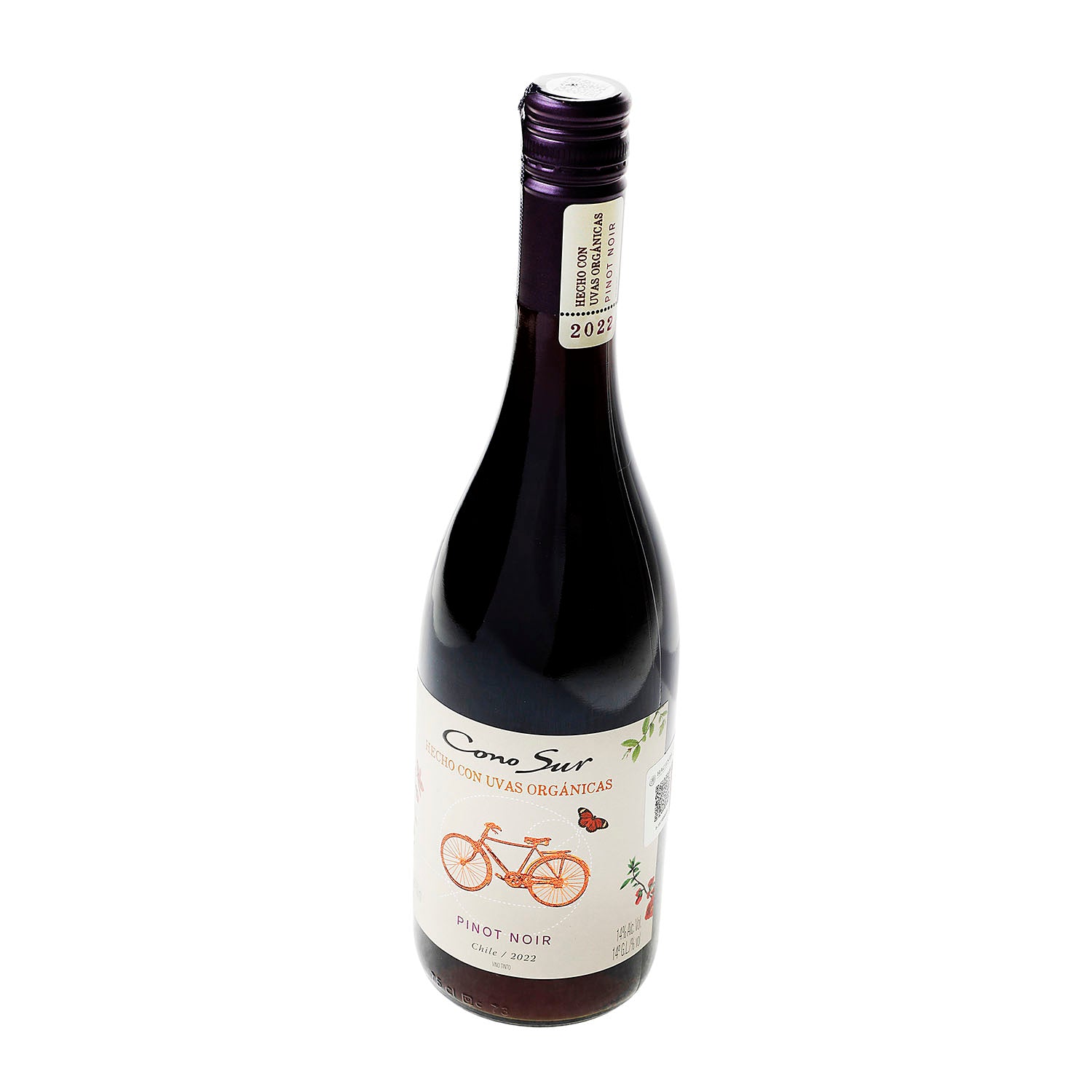Vino Tinto Cono Sur Organico Pinot Noir de 750 ml