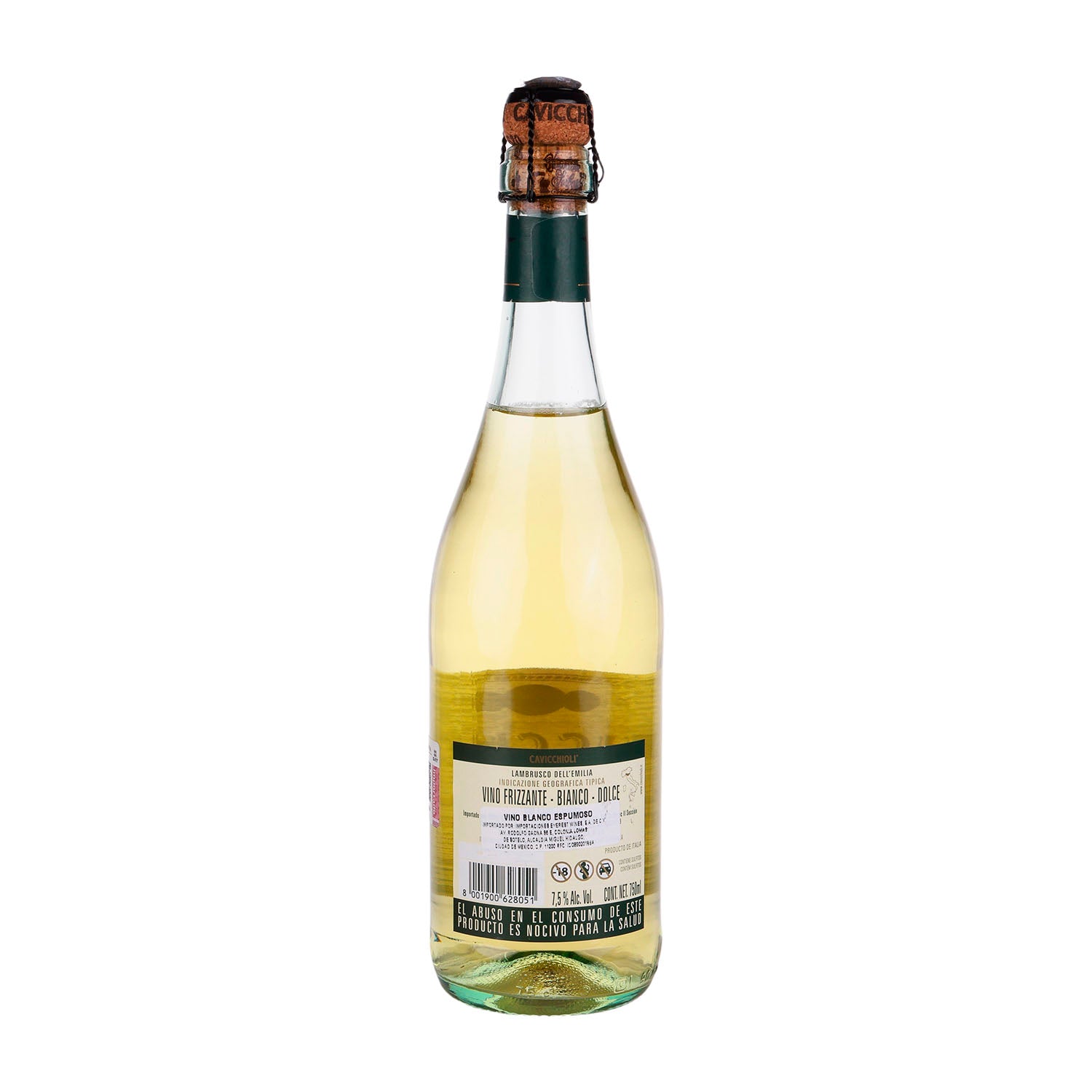 Vino Blanco Espumoso Cavicchioli de 750 ml