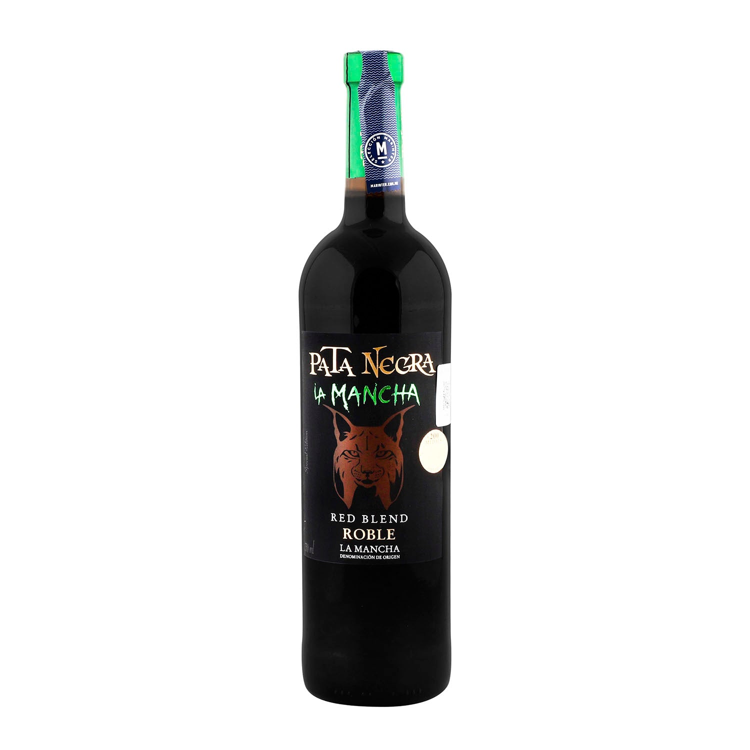 Vino Tinto Pata Negra Roble La Mancha Lince de 750 ml