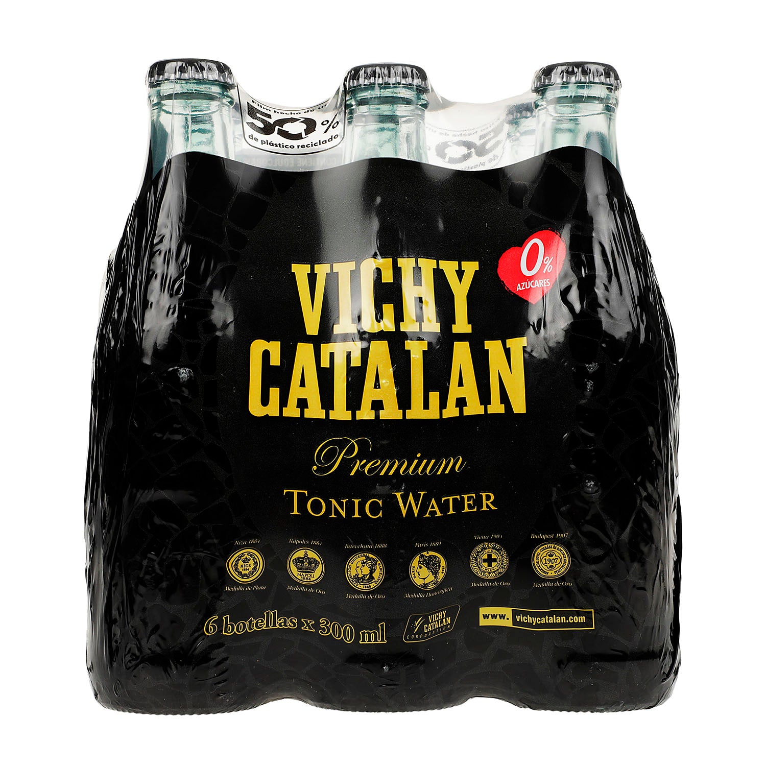 Agua Vichy Catalan Mineral Tonica Sixpack de 300 ml