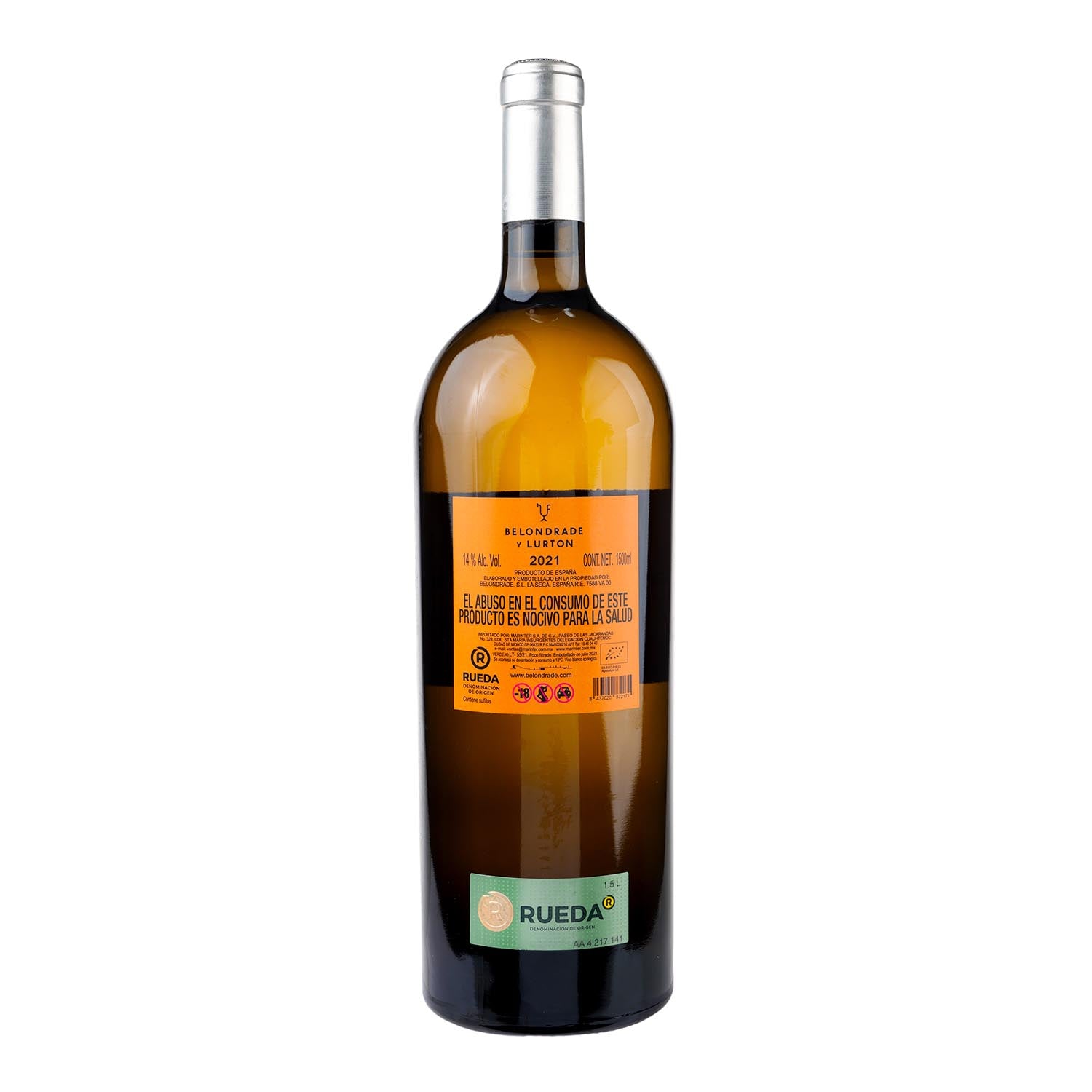 Vino Blanco Belondrade y Lurton 21 de 1500 ml
