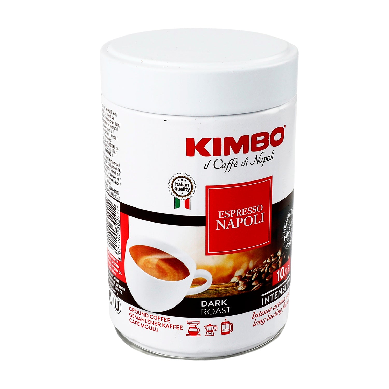 Cafe Kimbo Tostado y Molido Espresso Napoles Lata de 250 g