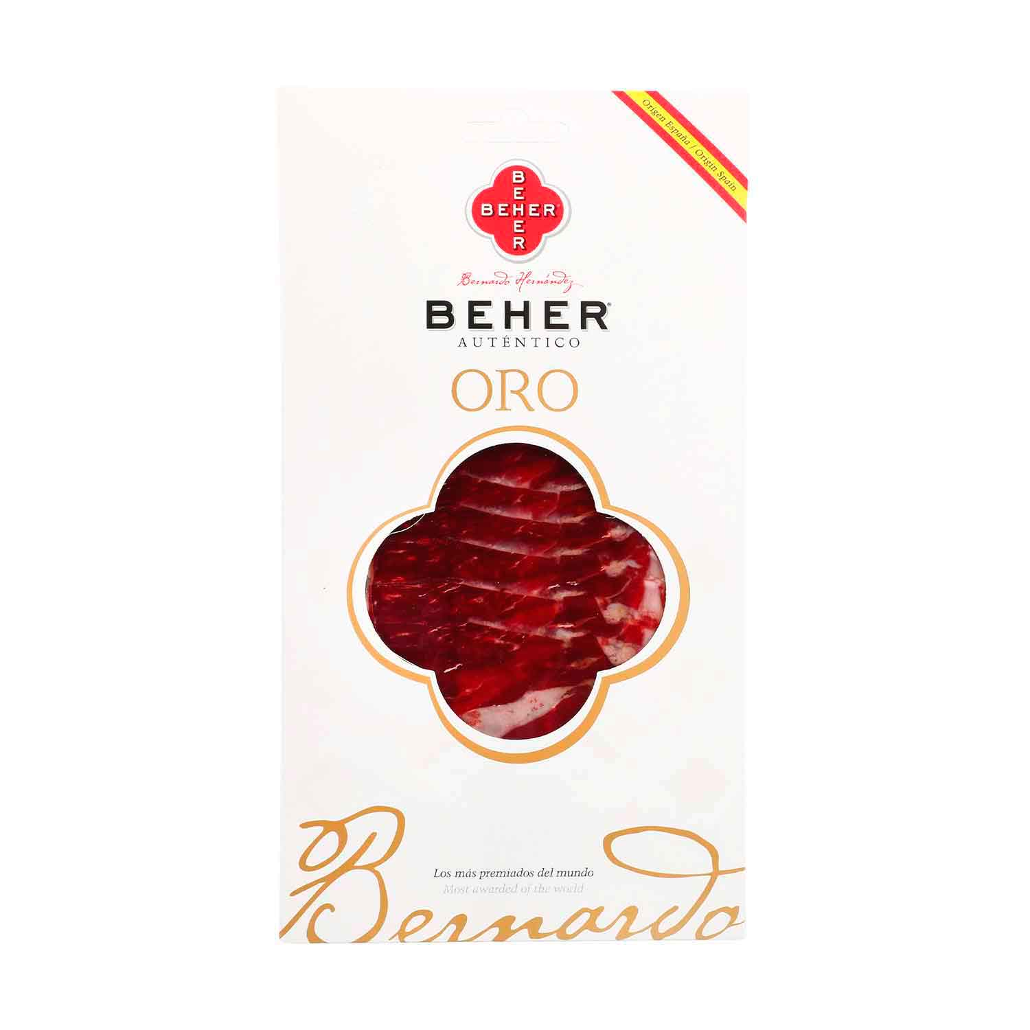 Sobre de Jamón de Bellota 100% Ibérico BEHER de 100g