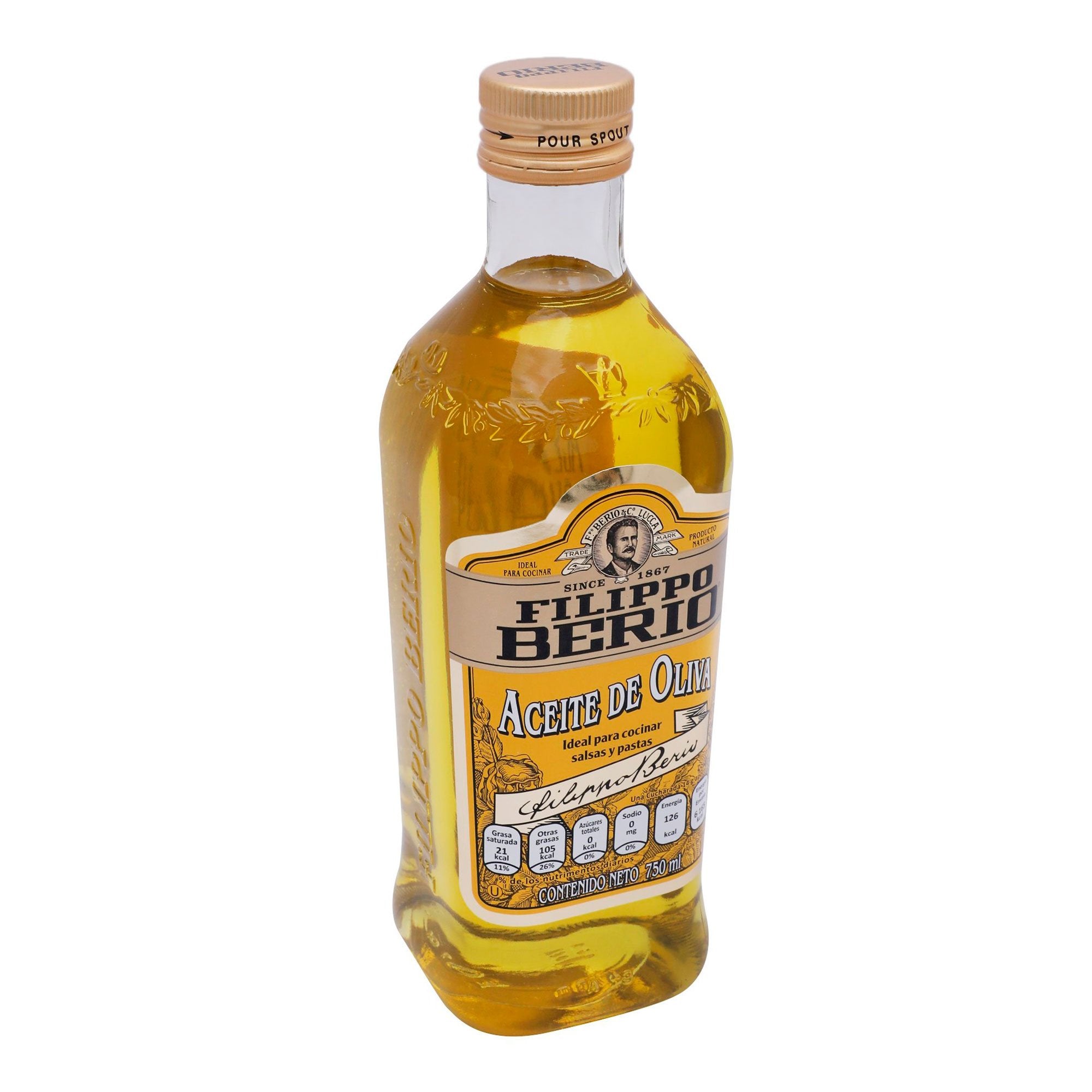 Aceite de Oliva -  Filippo Berio 100% Puro - 750 ml