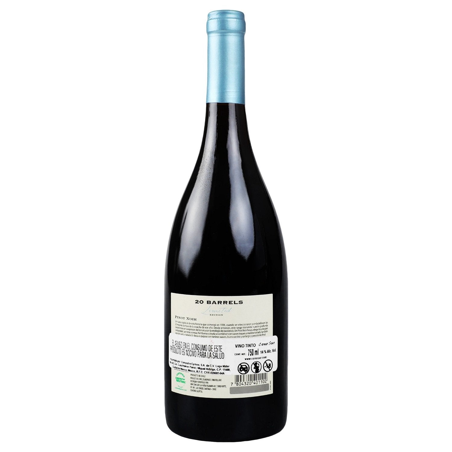 Vino Tinto - 20 Barrels Pinot Noir - 750 ml