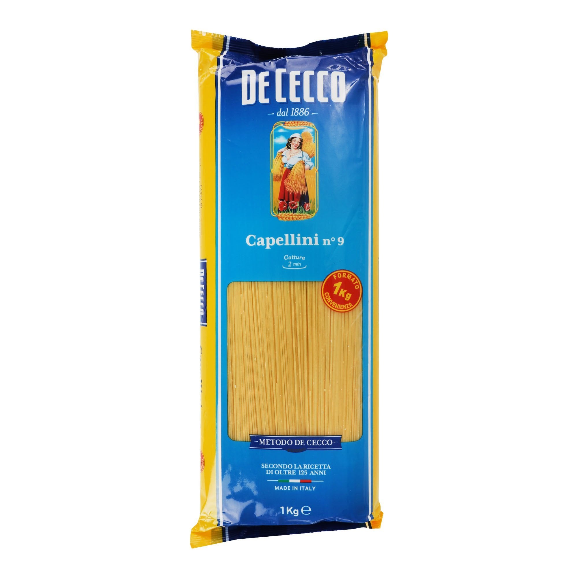 Pasta - De Cecco Capellini De Semola -1000 g
