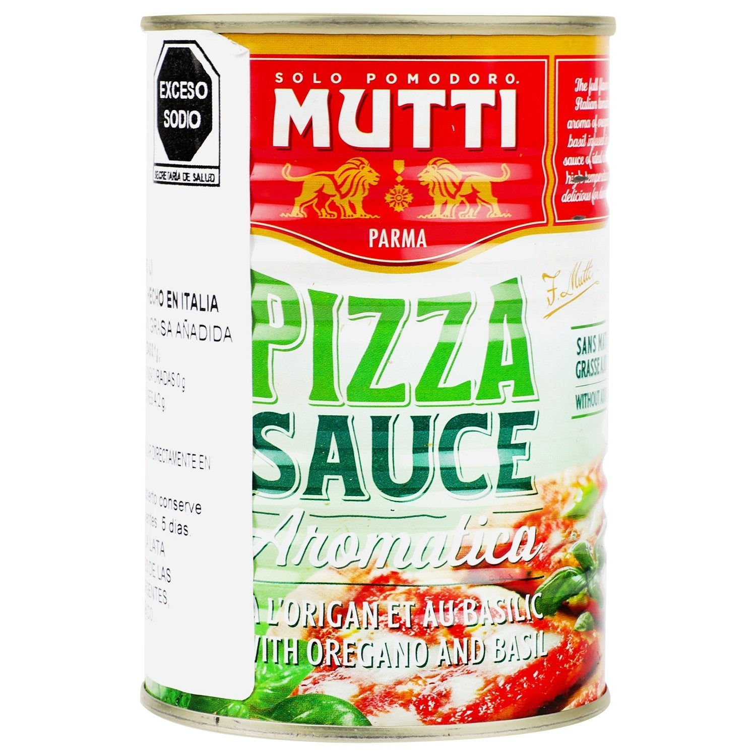 Salsa Mutti - Para Pizza Aromatizada - 400 g