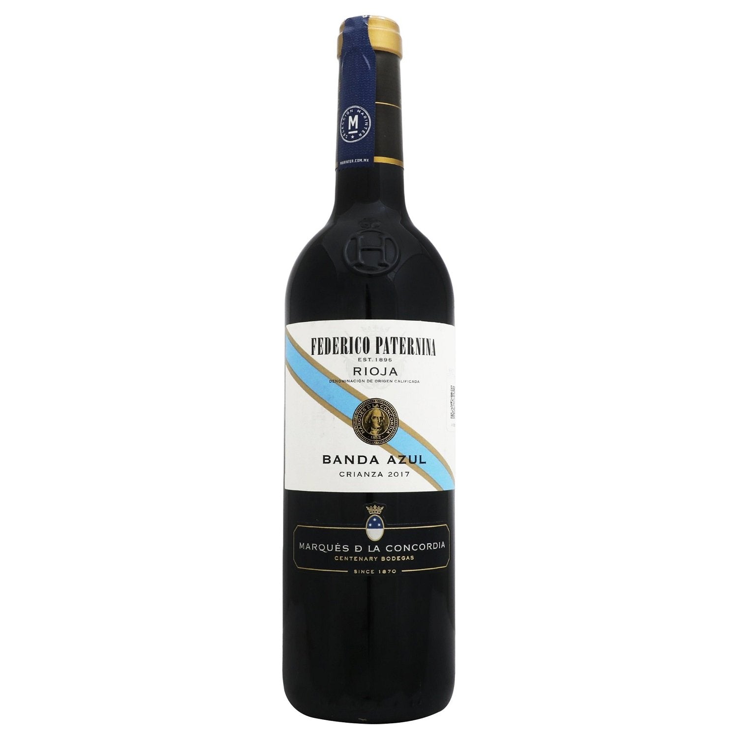 Vino Tinto - Paternina Banda Azul Crianza - 750 ml
