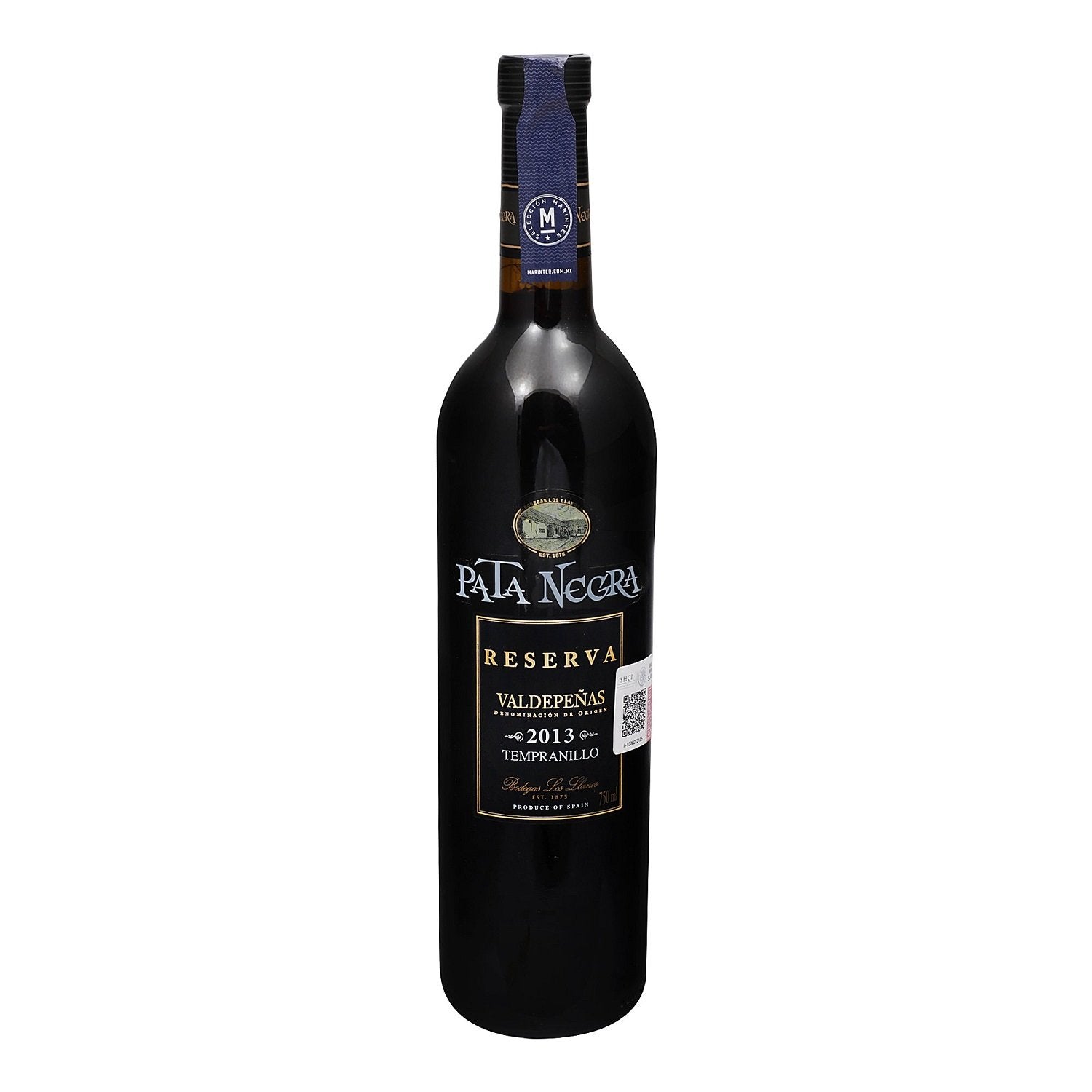 Vino Tinto - Pata Negra Valdepeñas Reserva - 750 ml