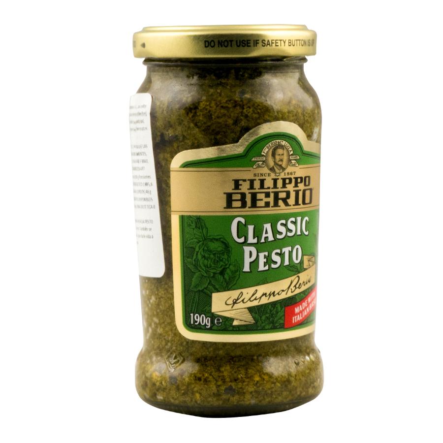 Salsa Pesto - Filippo Berio Clásico - 190 gr