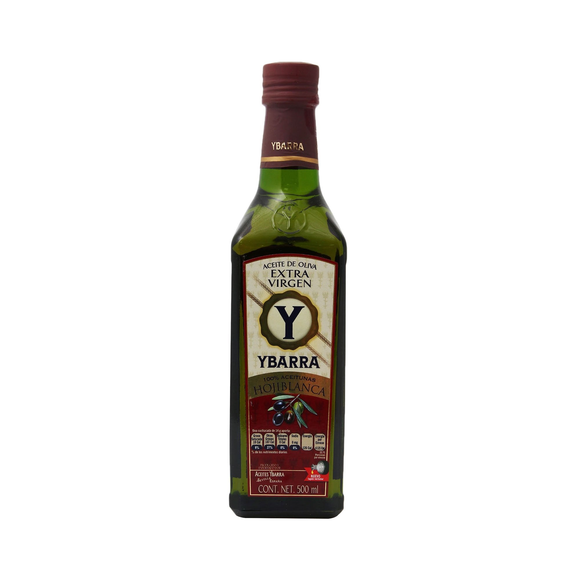 Aceite de Oliva - YBarra Extra Virgen Hojiblanca - 500 ml